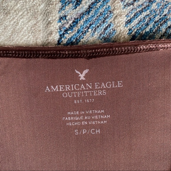 American Eagle Size S Crushed Velvet Camisole Tank Top in Purple - Picture 7 of 7